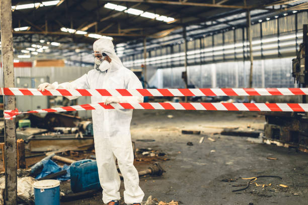 Professional Drug Lab Cleanup technician working in Temple, TX